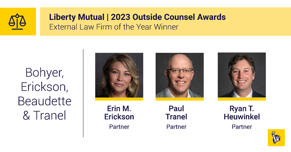 Liberty Mutual 2023 Outside Counsel Awards